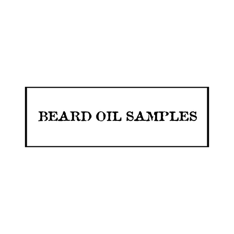Beard Oil .13oz Samples